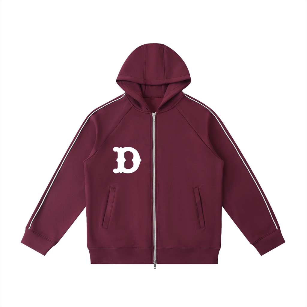 Detroit Heavyweight Raglan Sleeve Zip Hoodie