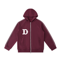 Detroit Heavyweight Raglan Sleeve Zip Hoodie