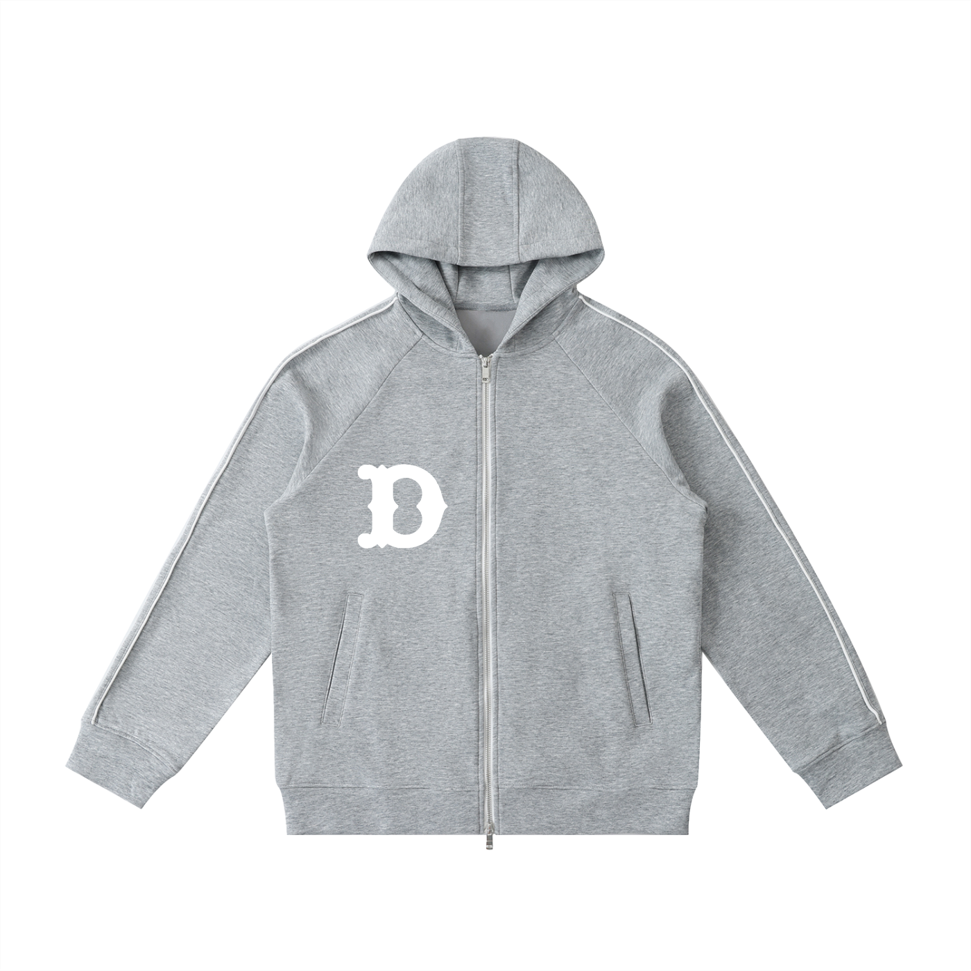 Detroit Heavyweight Raglan Sleeve Zip Hoodie