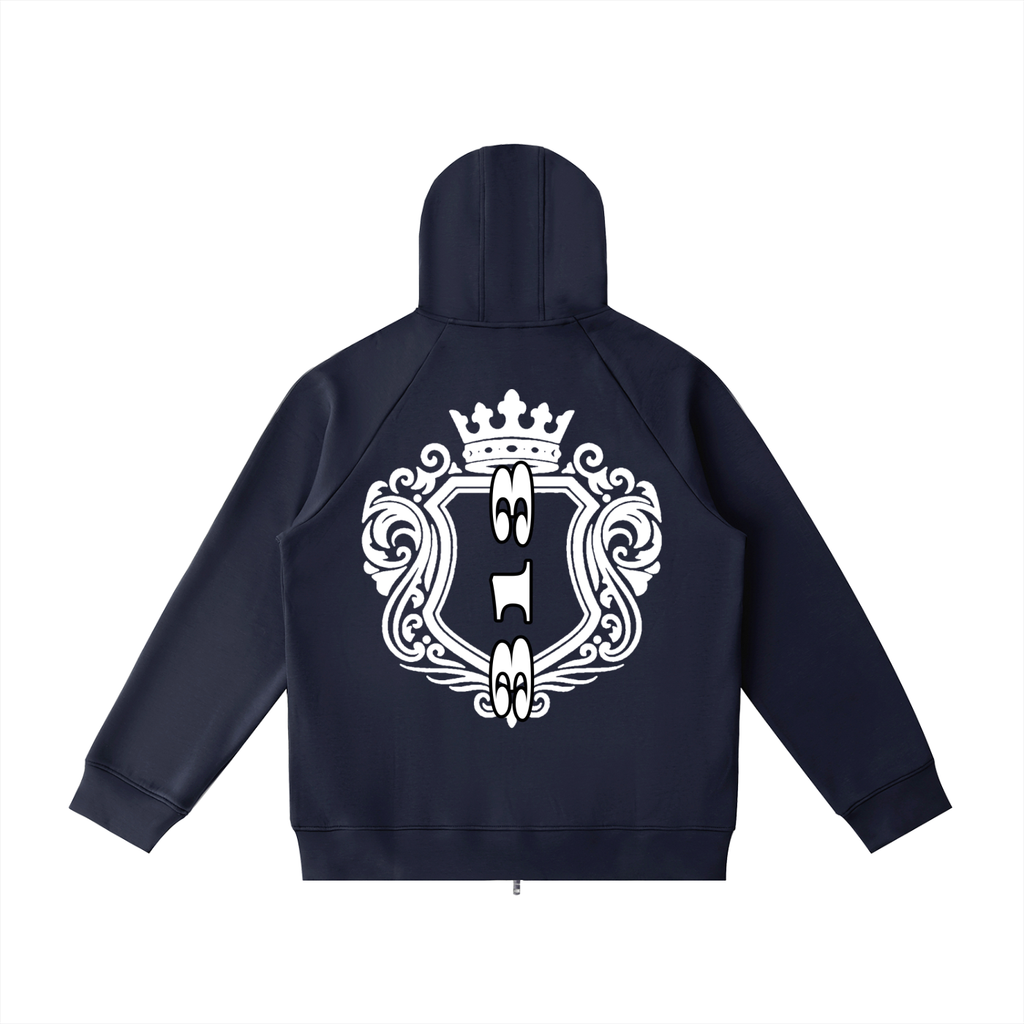 Detroit Heavyweight Raglan Sleeve Zip Hoodie
