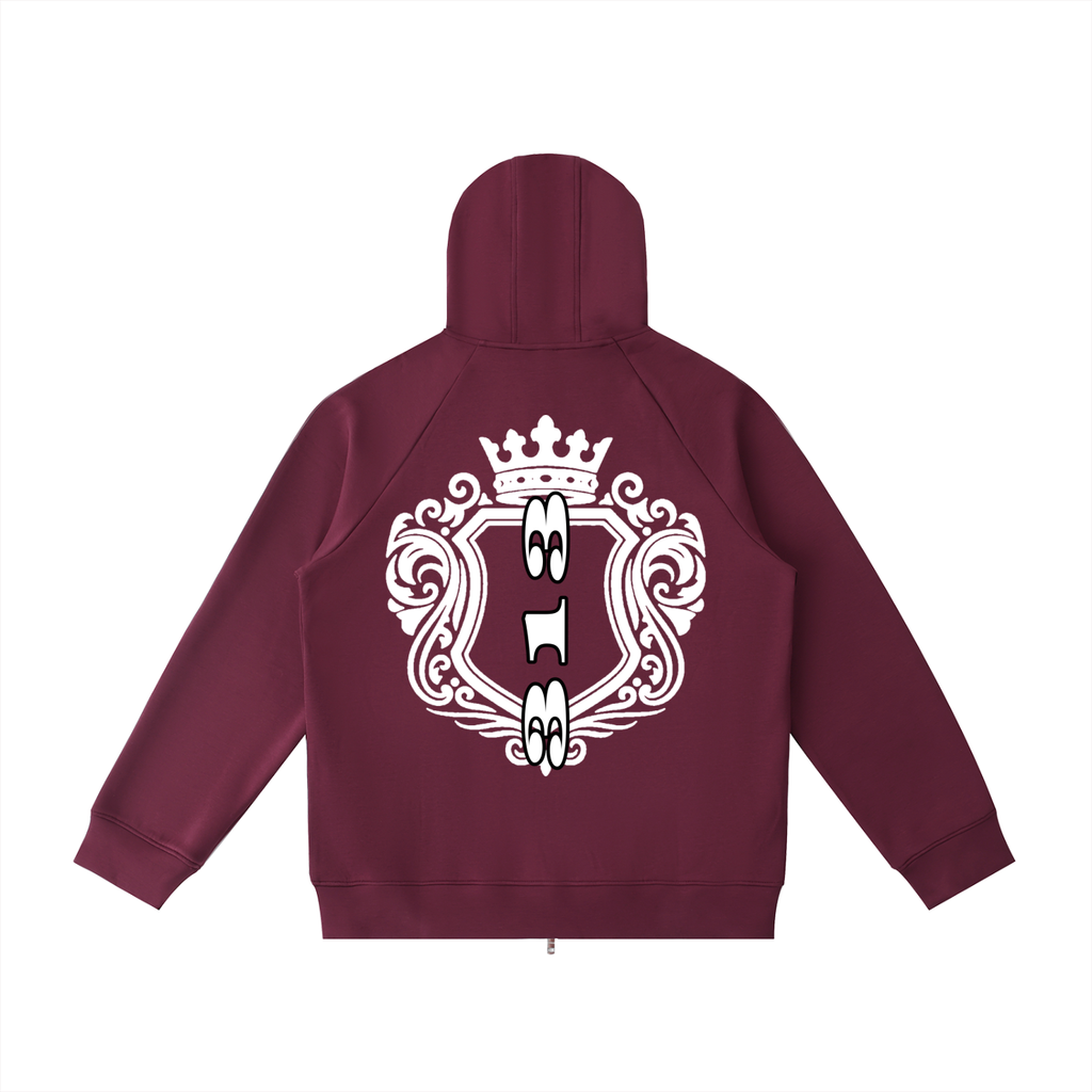 Detroit Heavyweight Raglan Sleeve Zip Hoodie