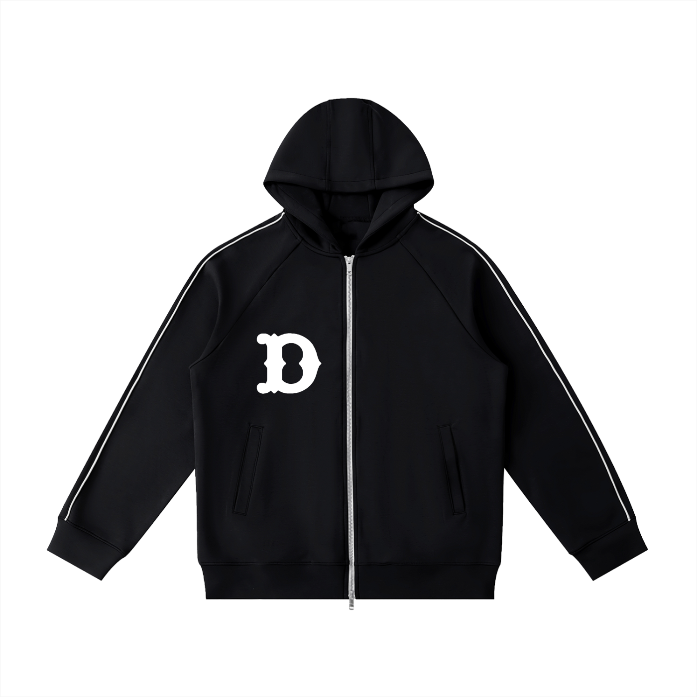 Detroit Heavyweight Raglan Sleeve Zip Hoodie