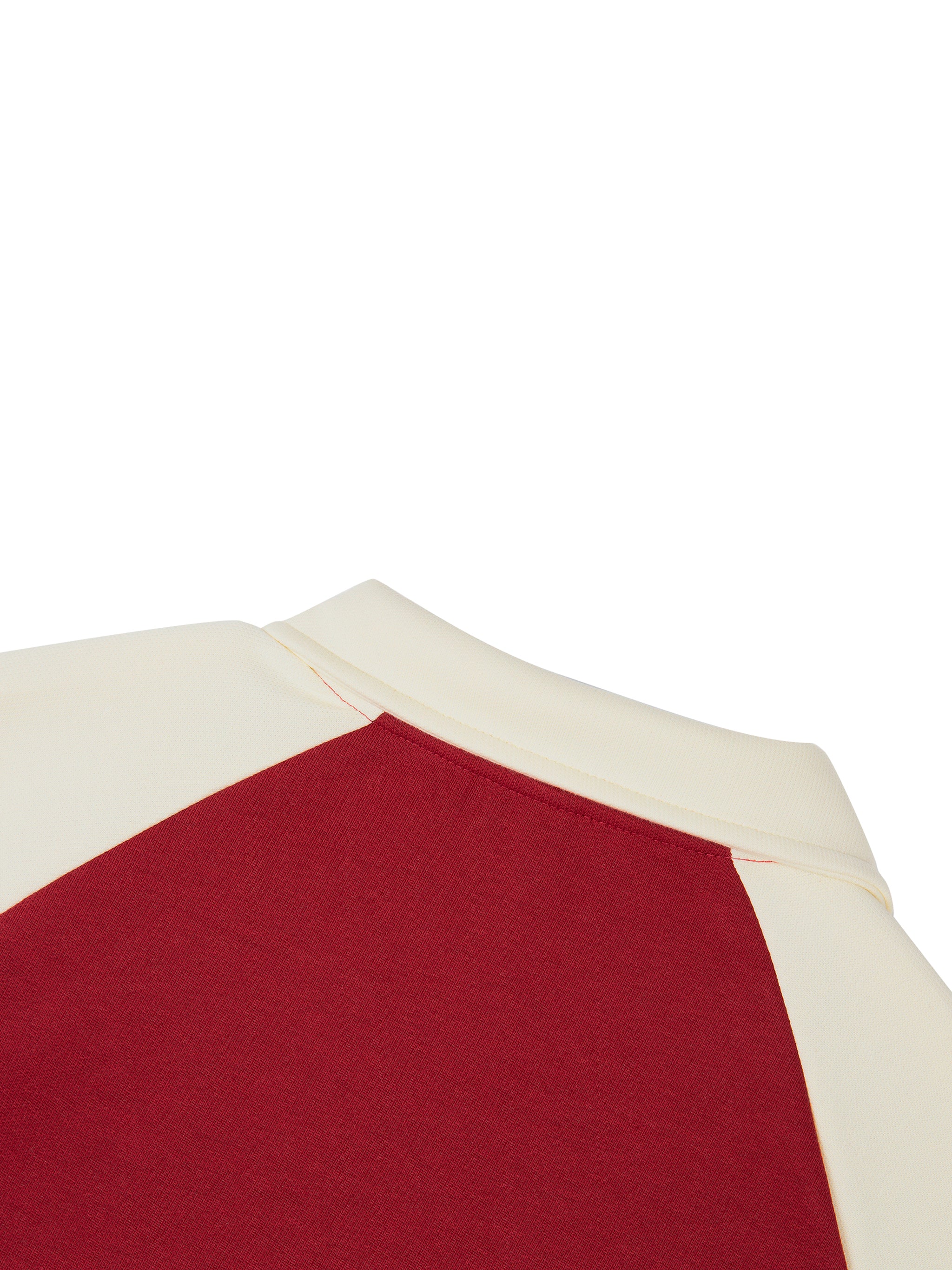 Contrast Raglan Sleeve Baseball  "VISIONARY"Jacket